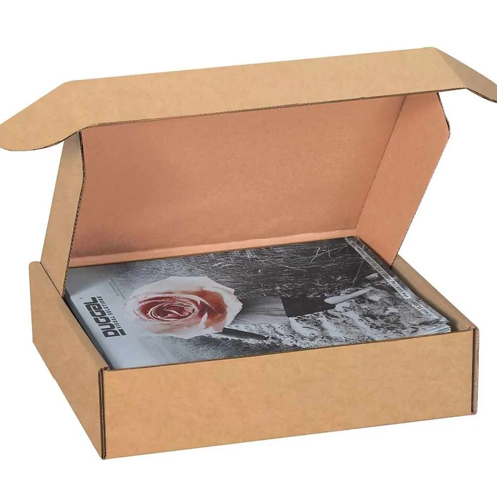 Clearance Partners Brand 11 3/4" x 10 3/4" x 2 1/4" Deluxe Literature Mailers, 50/Bundle (MFL3RBK)