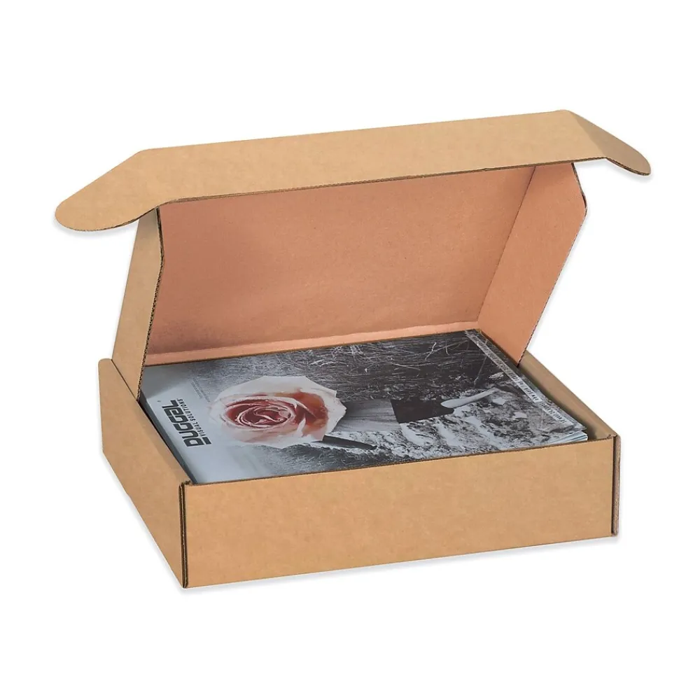 Best Partners Brand 12 1/8" x 9 1/4" x 4" Deluxe Literature Mailers, 50/Bundle (MFL1294K)