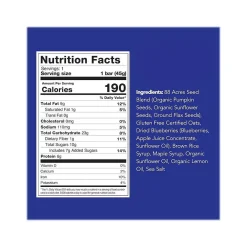 88 Acres Warm 'N' Chewy Gluten-Free Blueberry/Lemon Seed and Oat Bar, 1.6 oz., 9 Bars/Box (315104)