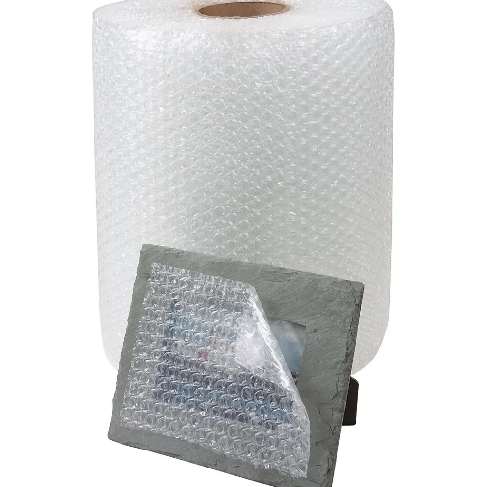 Online SI Products 3/16" Adhesive UPS Approved Bubble Roll with Dispenser, 12" x 175' (BDAD31612)