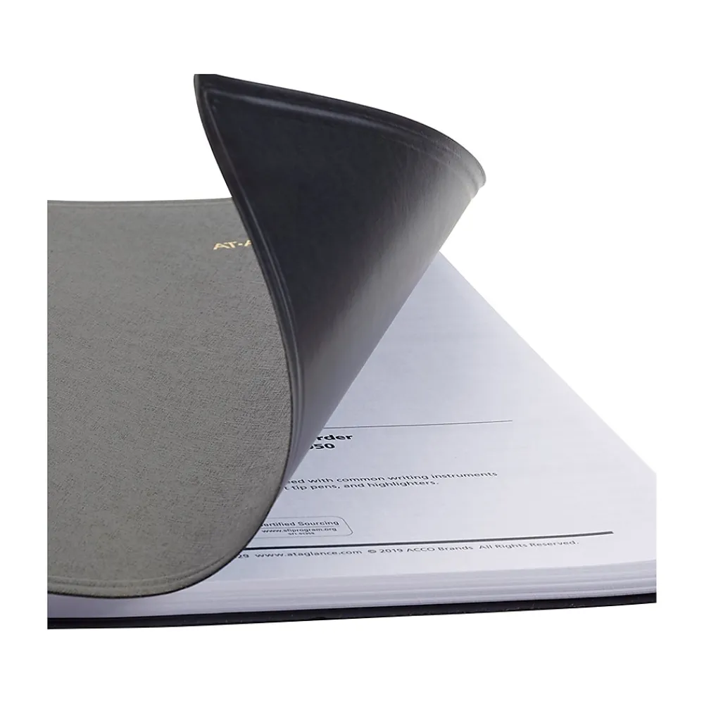 2025 Planners|AT-A-GLANCE 2025 7" x 8.75" Calendar Year Weekly Appointment Book, Faux Leather Cover, Black (70-865-05-25)