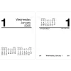 Calendars & Planners Refills|AT-A-GLANCE 2025 3.75" x 3" Daily Calendar Refill, White/Black (E919-50-25)