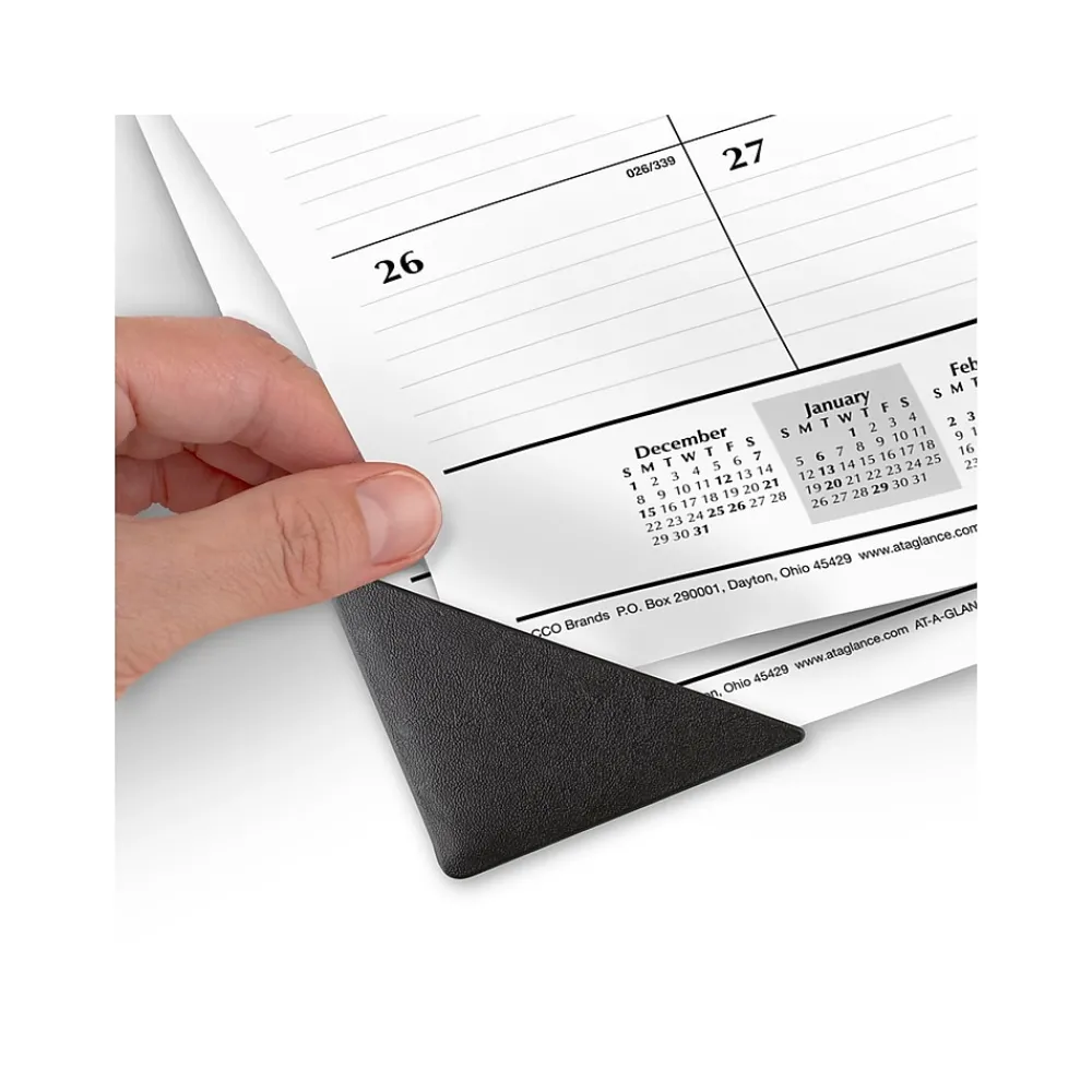 2025 Calendars|AT-A-GLANCE 2025 24" x 19" Monthly Desk Pad Calendar, White/Black (SK30-00-25)