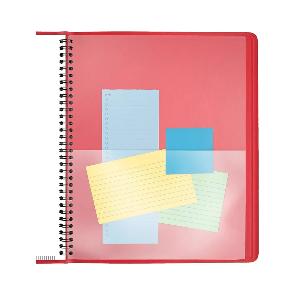 2025 Planners|AT-A-GLANCE 2025 9" x 11" Monthly Planner, Faux Leather Cover, Red (70-250-13-25)