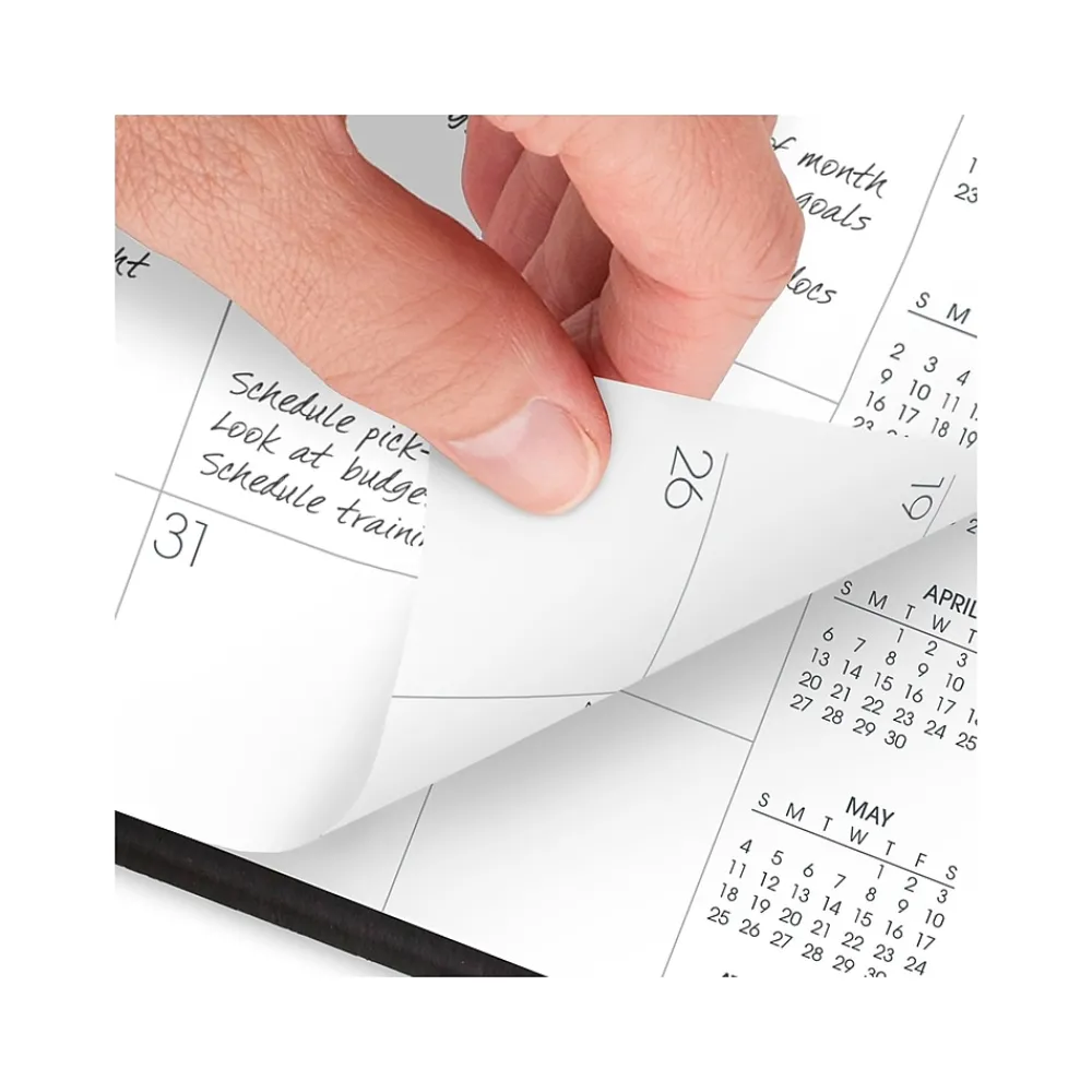 2025 Planners|AT-A-GLANCE 2025 7" x 8.75" Monthly Planner, Faux Leather Cover, Black (70-120-05-25)