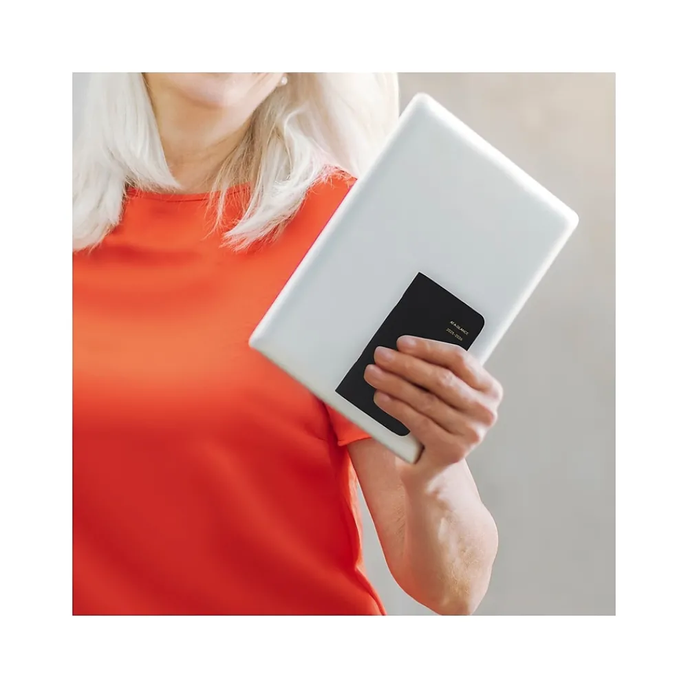 2025 Planners|AT-A-GLANCE 2025-2026 3.5" x 6" Monthly Planner, Faux Leather Cover, Black (70-024-05-25)