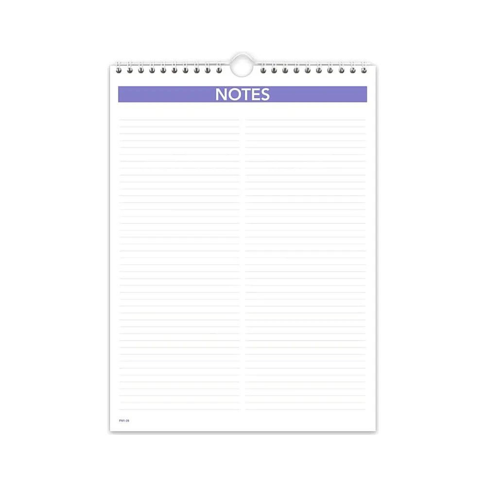 2025 Calendars|AT-A-GLANCE 2025 8" x 11" Monthly Wall Calendar, White/Purple (PM1-28-25)
