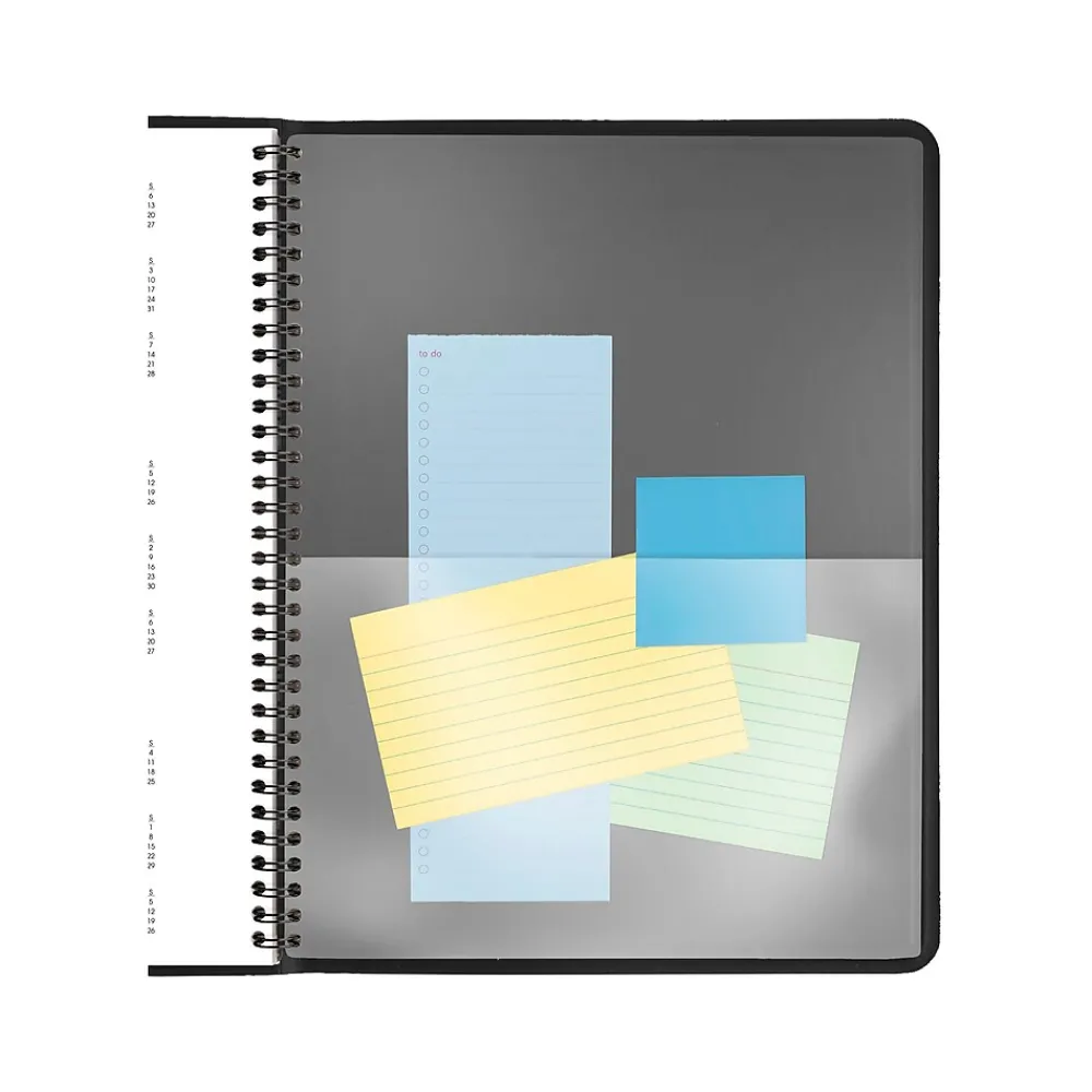 2025 Planners|AT-A-GLANCE 2025 8.5" x 11" 2-Person Daily Appointment Book, Faux Leather Cover, Black (70-222-05-25)