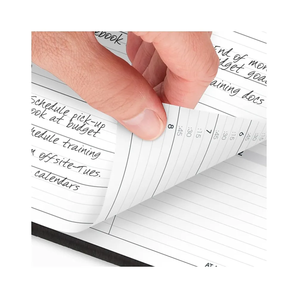 2025 Planners|AT-A-GLANCE 2025 8.25" x 11" Weekly Appointment Book, Faux Leather Cover, Black (70-950-05-25)