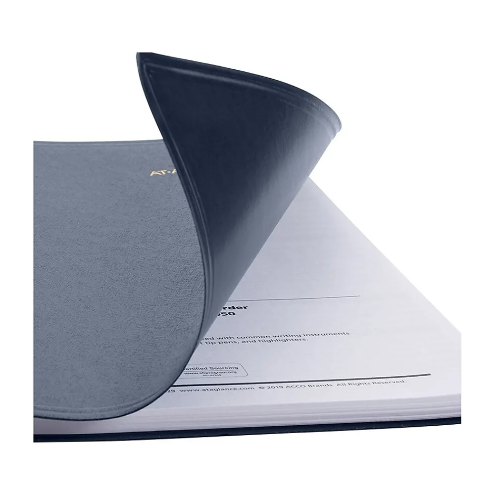 2025 Planners|AT-A-GLANCE 2025 8.25" x 11" Weekly Appointment Book Planner, Faux Leather Cover, Navy (70-950-20-25)