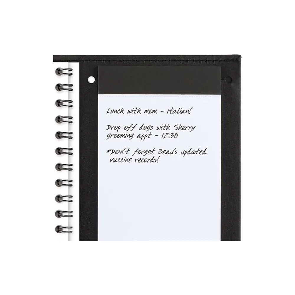 2025 Planners|AT-A-GLANCE 2025 3.25" x 6.25" Weekly Appointment Book, Faux Leather Cover, Black (70-008-05-25)