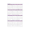 2025 Calendars|AT-A-GLANCE 2025 24" x 36" Yearly Wall Calendar, White/Purple (PM12-28-25)
