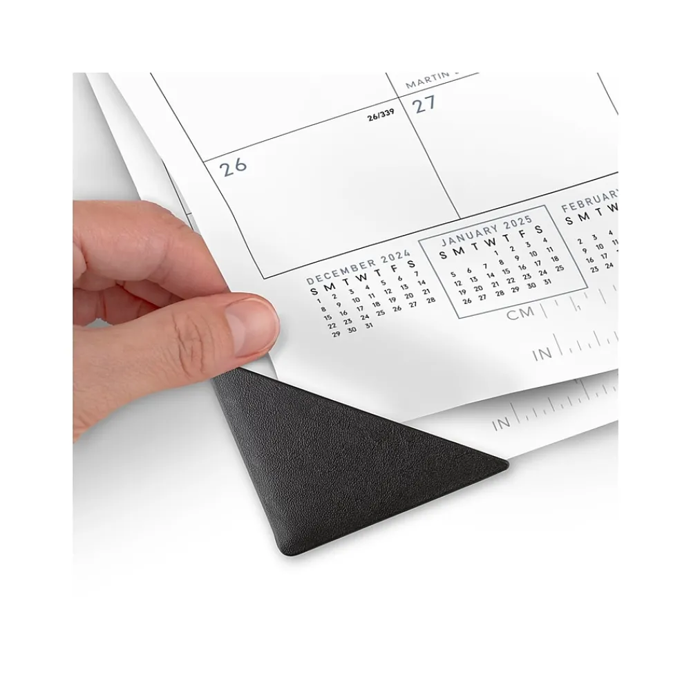 2025 Calendars|AT-A-GLANCE 2025 Contemporary 21.75" x 17" Monthly Desk Pad Calendar, White/Black (SK24X-00-25)