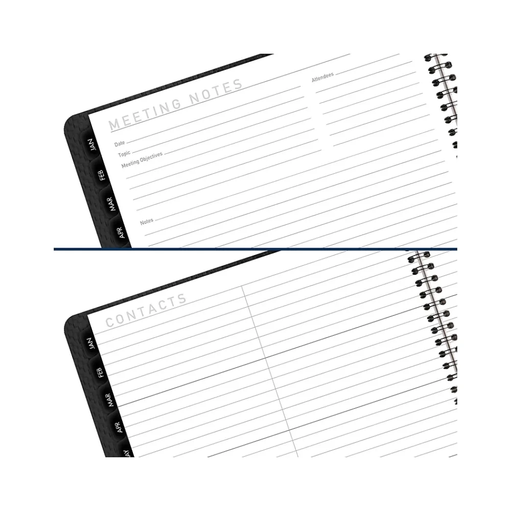 2025 Planners|AT-A-GLANCE 2025 Contemporary 9" x 11" Monthly Planner, Faux Leather Cover, Charcoal (70-260X-45-25)