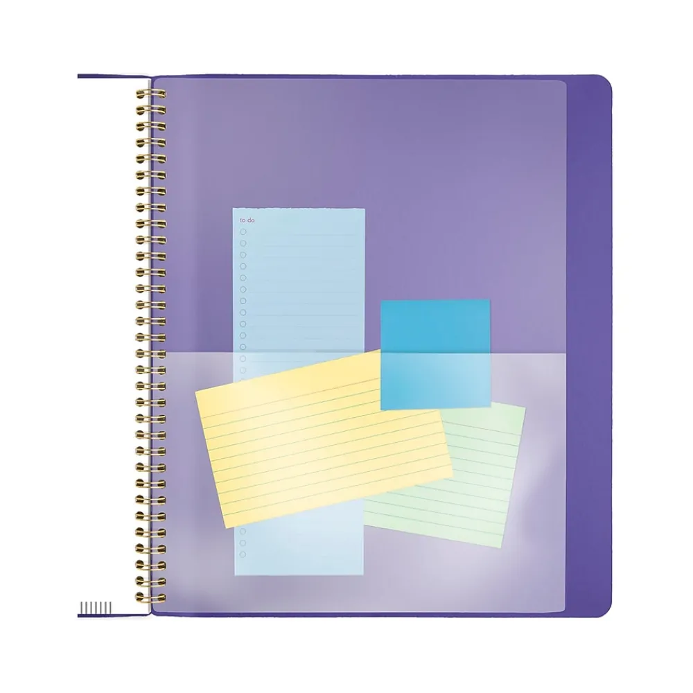 2025 Planners|AT-A-GLANCE 2025 Contemporary 9" x 11" Monthly Planner, Faux Leather Cover, Purple (70-250X-14-25)