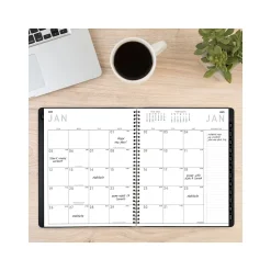 2025 Planners|AT-A-GLANCE 2025 Contemporary 9" x 11" Monthly Planner, Faux Leather Cover, Black (70-260X-05-25)