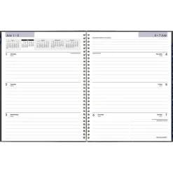 Academic Planners|AT-A-GLANCE 2024-2025 DayMinder 8.5" x 11" Academic Weekly & Monthly Planner, Poly Cover, Charcoal (AYC545-45-25)