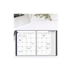 Academic Planners|AT-A-GLANCE 2024-2025 DayMinder 8.5" x 11" Academic Weekly & Monthly Planner, Poly, Charcoal (AYC520-45-25)