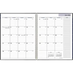 Academic Planners|AT-A-GLANCE 2024-2025 DayMinder 8.5" x 11" Academic Monthly Planner, Poly Cover, Charcoal (AYC470-45-25)