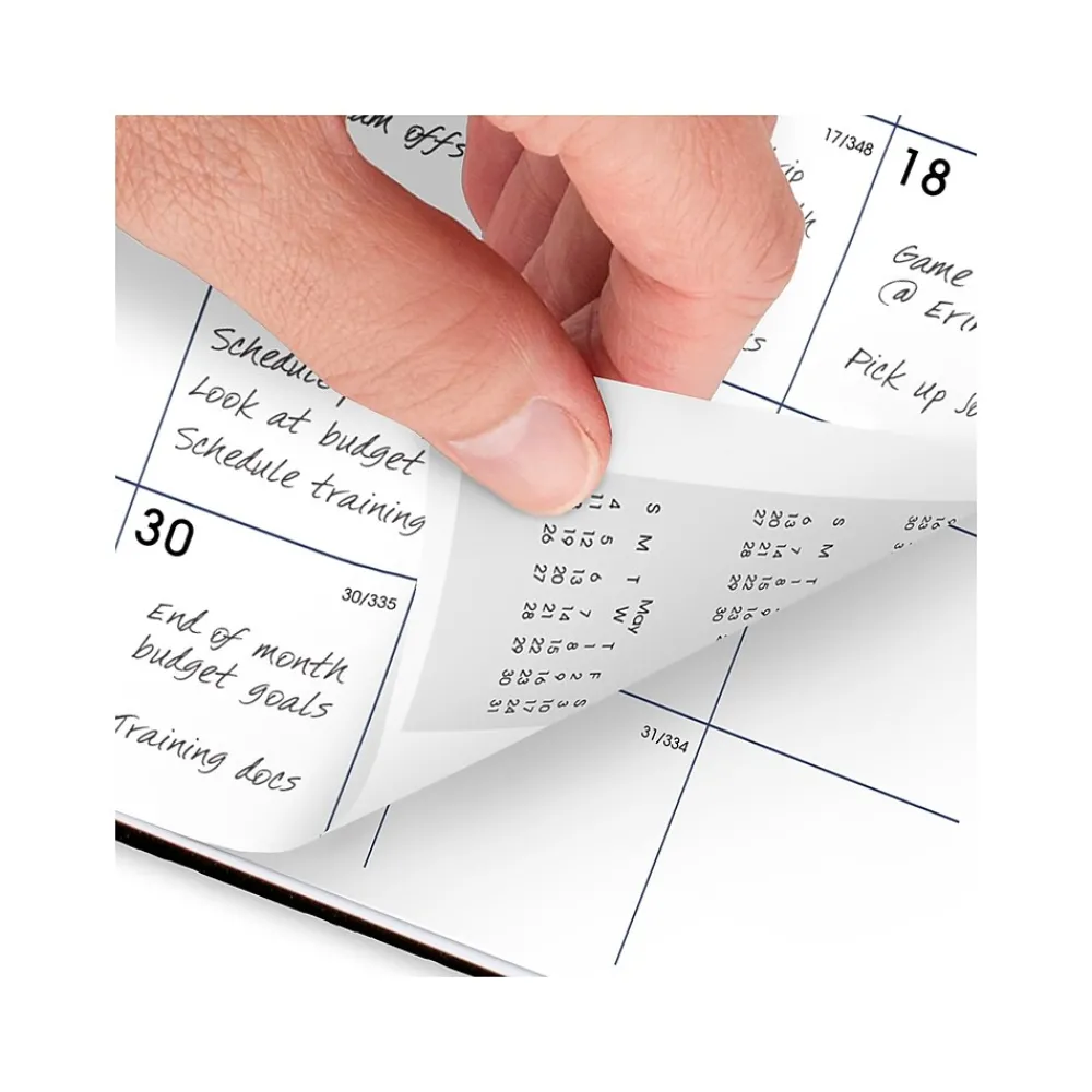 2025 Planners|AT-A-GLANCE 2025 DayMinder 7" x 8.5" Monthly Planner, Faux Leather Cover, Black (G400H-00-25)