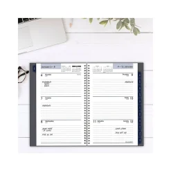 2025 Planners|AT-A-GLANCE 2025 DayMinder 5" x 8" Weekly & Monthly Planner, Plastic Cover, Gray (GC200-07-25)