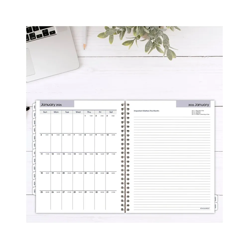 Calendars & Planners Refills|AT-A-GLANCE 2025 DayMinder Executive 8.75" x 7" Weekly & Monthly Planner Refill Pages, White (G545-50-25)