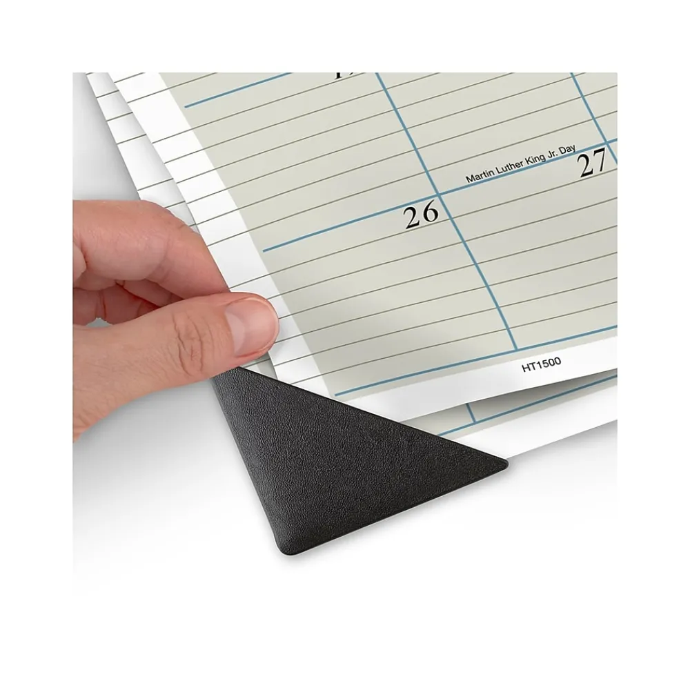 2025 Calendars|AT-A-GLANCE 2025 Executive 21.75" x 17" Monthly Desk Pad Calendar, Green/White (HT1500-25)