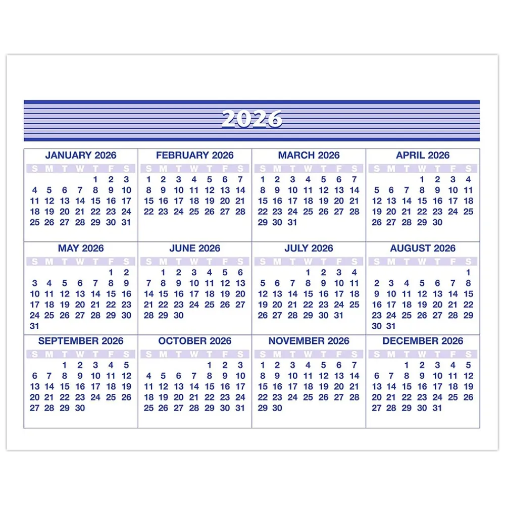 Calendars & Planners Refills|AT-A-GLANCE 2025 Flip-A-Week 7" x 5.5" Weekly Desk Calendar Refill, White/Blue (SW705X-50-25)