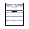 2025 Calendars|AT-A-GLANCE 2025 Flip-A-Week 5.5" x 7" Weekly Desk Calendar, White/Purple (SW700X-00-25)