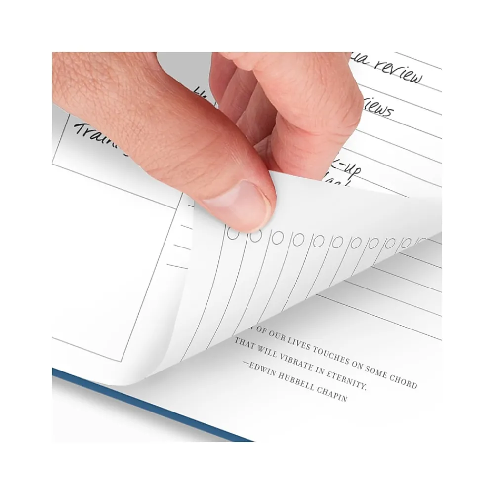 2025 Planners|AT-A-GLANCE 2025 Harmony 8.5" x 11" Weekly & Monthly Planner, Poly Cover, Denim (1099-905-20-25)