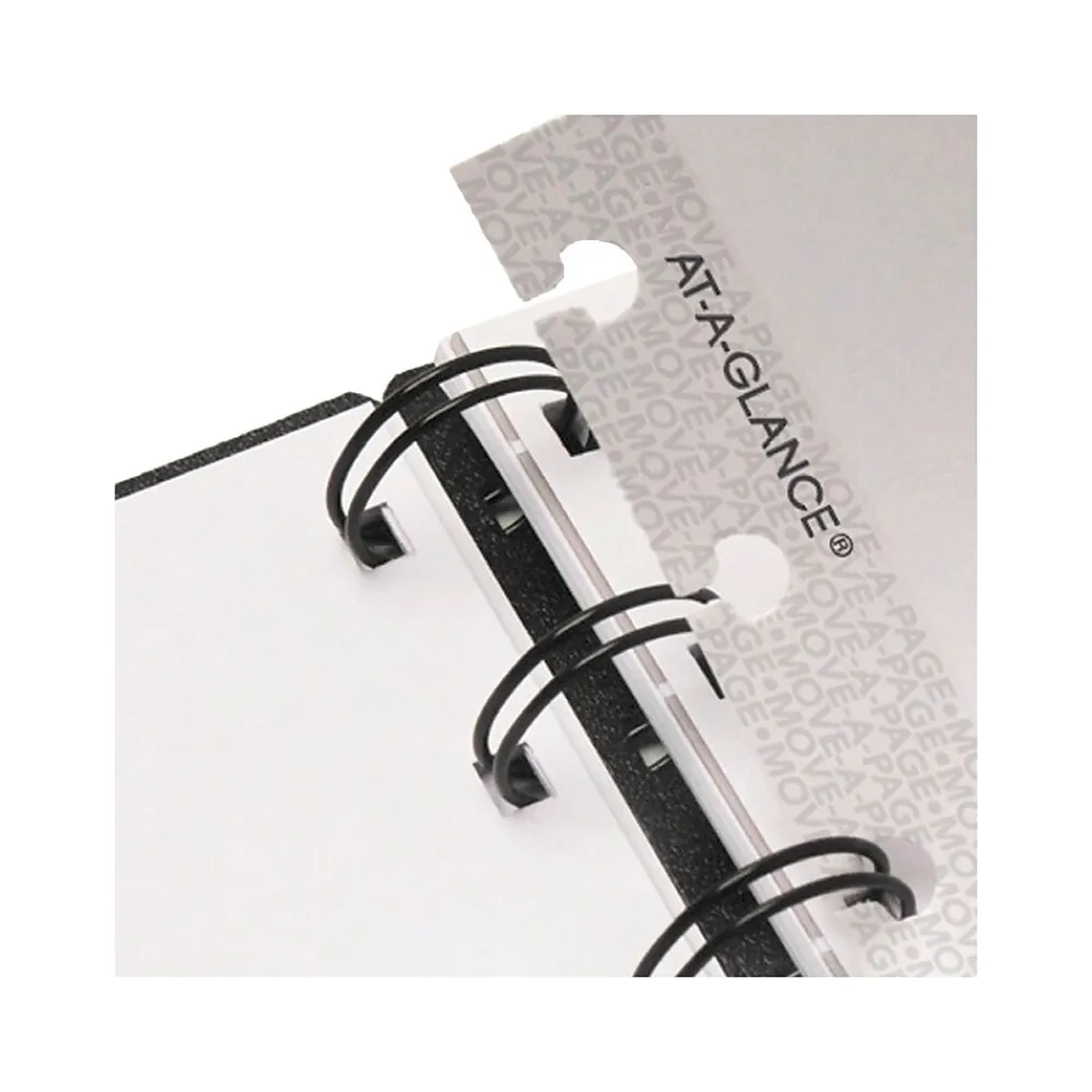 2025 Planners|AT-A-GLANCE 2025 Move-a-Page 8.75" x 11" Weekly & Monthly Appointment Book, Poly Cover, Black (70-950E-05-25)