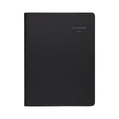 2025 Planners|AT-A-GLANCE 2025 QuickNotes 8.25" x 11" Weekly & Monthly Appointment Book, Faux Leather Cover, Black (76-950-05-25)