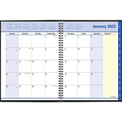 2025 Planners|AT-A-GLANCE 2025 QuickNotes 8.25" x 11" Monthly Planner, Faux Leather Cover, Black (76-06-05-25)