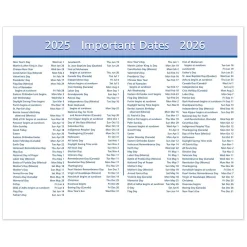 Calendars & Planners Refills|AT-A-GLANCE 2025 QuickNotes Flip-A-Week 7" x 5.5" Weekly Desk Calendar Refill, Multicolor (SW706-50-25)