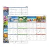 2025 Calendars|AT-A-GLANCE 2025 Seasons in Bloom 36" x 24" Yearly Wall Calendar, Reversible (PA133-25)
