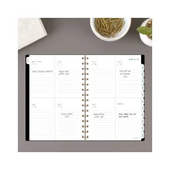 2025 Planners|AT-A-GLANCE 2025 Signature Lite 5.5" x 8.5" Weekly & Monthly Planner, Poly Cover, Black (YP200L-05-25)