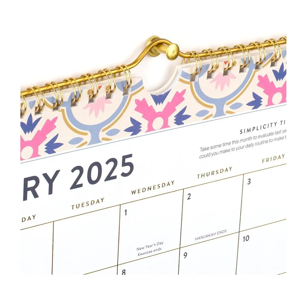2025 Calendars|AT-A-GLANCE 2025 Simplified by Emily Ley Tile 11" x 8.5" Monthly Wall Calendar (EL35-709-25)