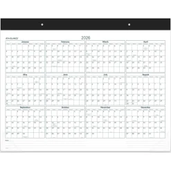 2025 Calendars|AT-A-GLANCE 2025 Success 21.75" x 17" Monthly Desk Pad Calendar, White/Blue (ST24-00-25)