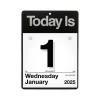 2025 Calendars|AT-A-GLANCE 2025 Today Is 6.63" x 9.13" Daily Wall Calendar, White/Black (K1-00-25)