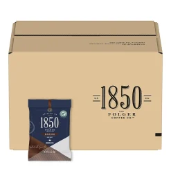 1850 Black Gold Ground Coffee, Fraction Pack, Dark Roast, 2.5 oz., 24/Carton (SMU02151)
