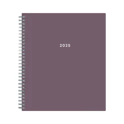 2025 Planners|Blue Sky 2025 8" x 10" Monthly Planner, Plastic Cover, Purple (150780)