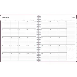 2025 Planners|Blue Sky 2025 8" x 10" Monthly Planner, Plastic Cover, Purple (150780)