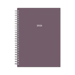 2025 Planners|Blue Sky 2025 5.88" x 8.63" Weekly & Monthly Planner, Plastic Cover, Purple (150540)