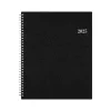 2025 Planners|Blue Sky 2025 8.5" x 11" Weekly & Monthly Appointment Book, Plastic Cover, Black (150848)
