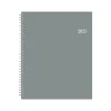 2025 Planners|Blue Sky 2025 8.5" x 11" Weekly & Monthly Planner, Plastic Cover, Slate Gray (152195)