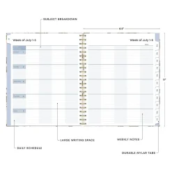 Academic Planners|Blue Sky 2024-2025 Aminah Rose 8.5