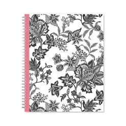 Academic Planners|Blue Sky 2024-2025 Analeis 8.5" x 11" Academic Weekly & Monthly Planner, Plastic Cover, Black/White (130606-A25)