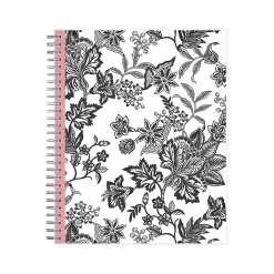 Academic Planners|Blue Sky 2024-2025 Analeis 8" x 10" Academic Monthly Planner, Plastic Cover, White/Black (130613-A25)