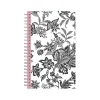 2025 Planners|Blue Sky 2025 Analeis 5" x 8" Weekly & Monthly Planner, Plastic Cover, White/Black (100003-25)