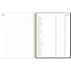 Academic Planners|Blue Sky 2024-2025 Ashley G Leopard Black 8.5